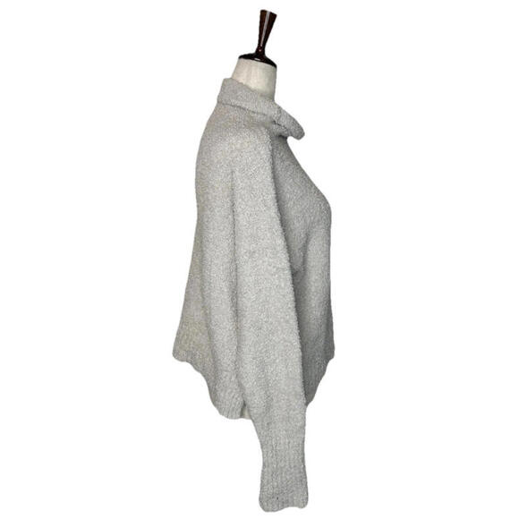 Ugg Sage Sweater Womens XS Mock Neck Pullover Beige Cozy Fluffy Cottagecore - Picture 5 of 9
